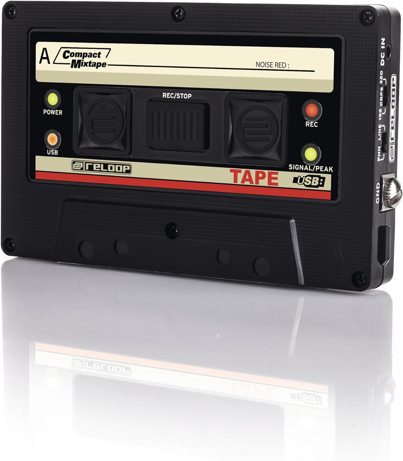 Reloop AMS-TAPE USB Tape Recorder Retro Cassette Look
