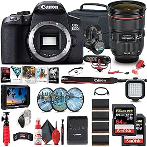 Canon EOS Rebel 850D/T8i DSLR Camera Bundle Renewed