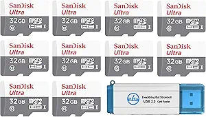 SanDisk SDSQUNS-032G-GN3MN Ultra 32GB microSDHC 10-Pack