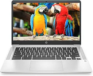 HP 14a-na0090nr Chromebook 14-inch FHD Teal Laptop — main product image