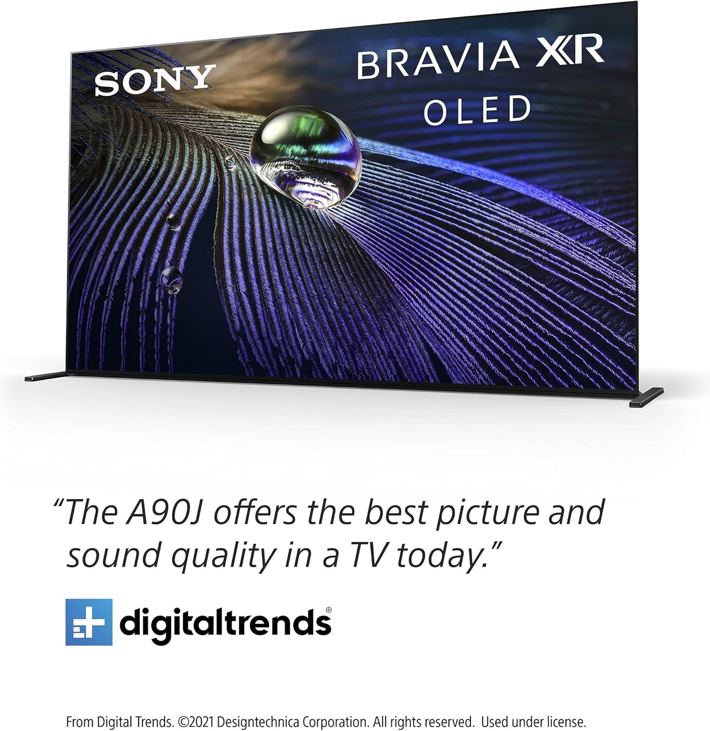 Sony A90J 55-Inch Renewed OLED 4K Smart Google TV
