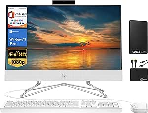 HP 2024 Premium All-In-One Desktop 16GB RAM 512GB SSD — main product image