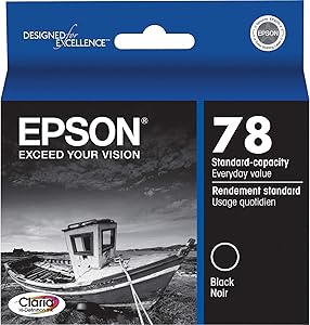 Epson T078120-S Black Ink Cartridge Claria Hi-Definition