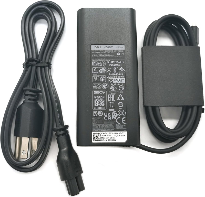 Dell HKA65NM200 65W USB-C Laptop Charger Adapter — main product image