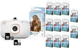 HP Sprocket Portable Printer & Instant Camera Bundle