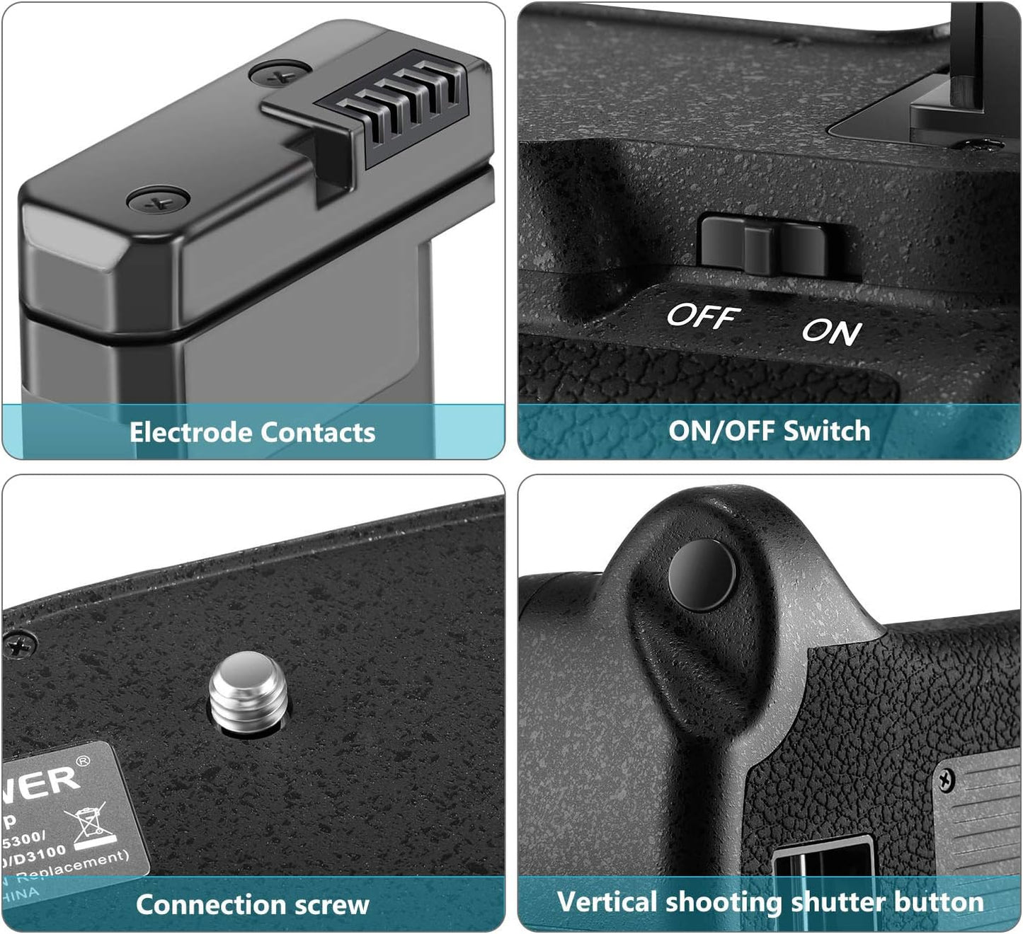 Neewer 10003862 Battery Grip for Nikon DSLR
