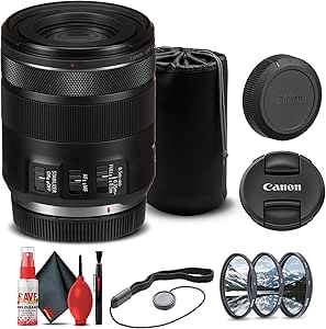 Canon 4234C002 RF 85mm f/2 Macro Lens Bundle (Renewed)