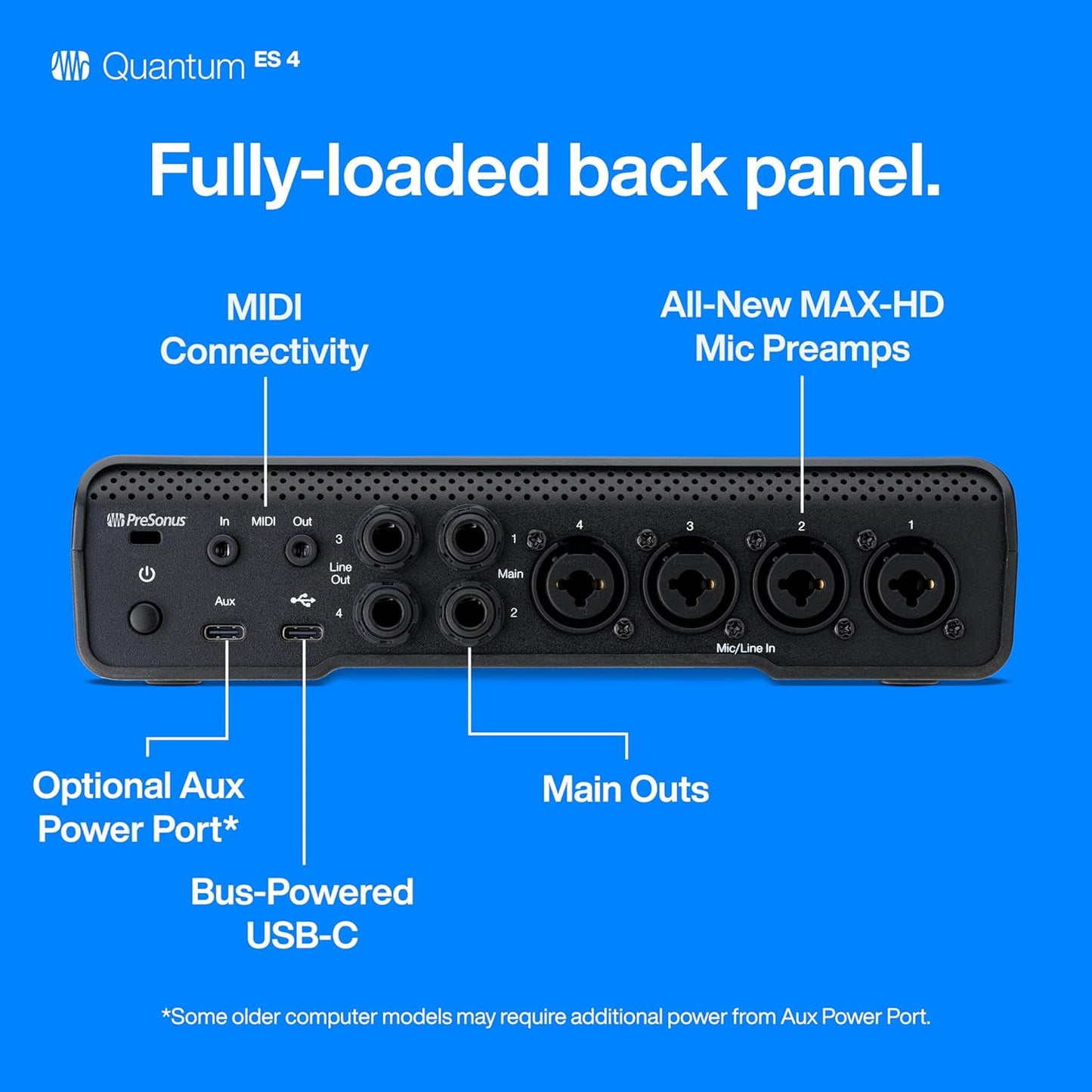 PreSonus Quantum ES4 4x4 USB-C Audio Interface