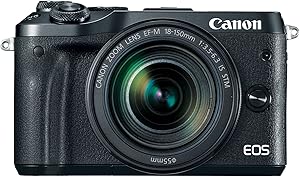 Canon CRTCNEOSM6K18150 EOS M6 Mirrorless Camera Renewed