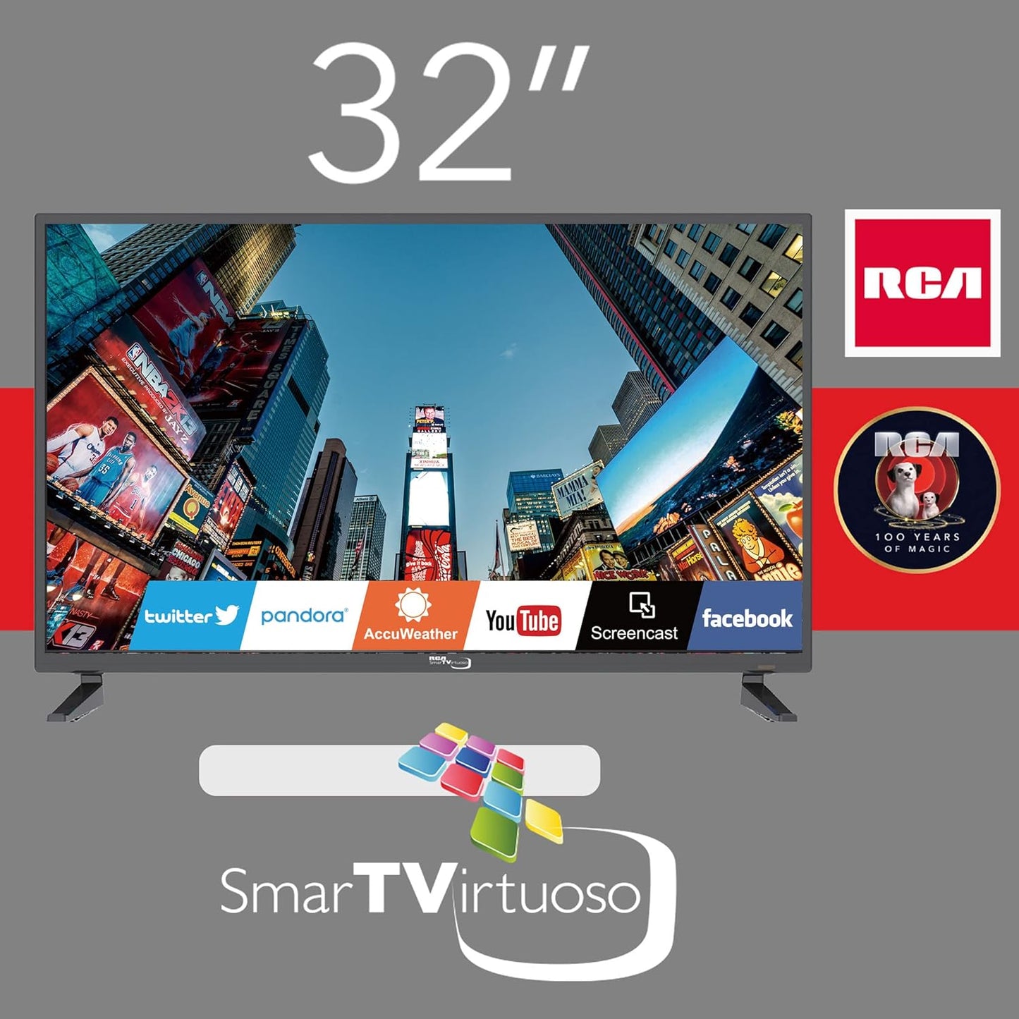 RCA RNSM3203 32-Inch HD Smart LED TV