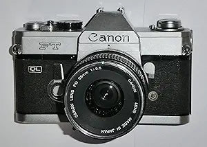 Canon FT QL 35mm Film Camera with 50mm f/1.8 Lens — main product image