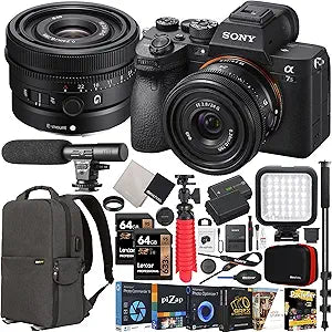 Sony E40SNILCE7SM3BX10 a7S III Full Frame Camera Lens Bundle