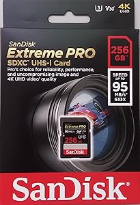 SanDisk SDSDXXG-256G-GN4IN 256GB Extreme PRO SDXC UHS-I Card