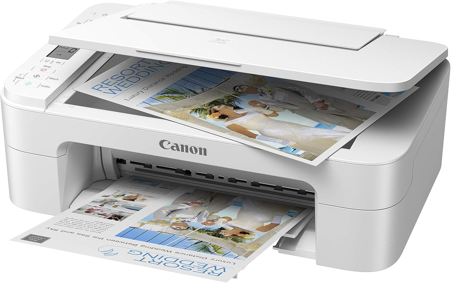 Canon 3771C022 Pixma TS3320 White Wireless Printer Alexa