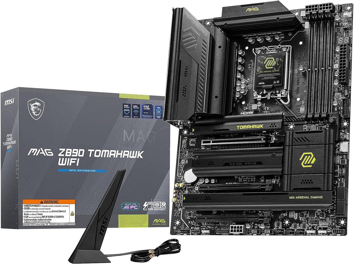 MSI MAG Z890 TOMAHAWK WIFI Intel Gaming Motherboard