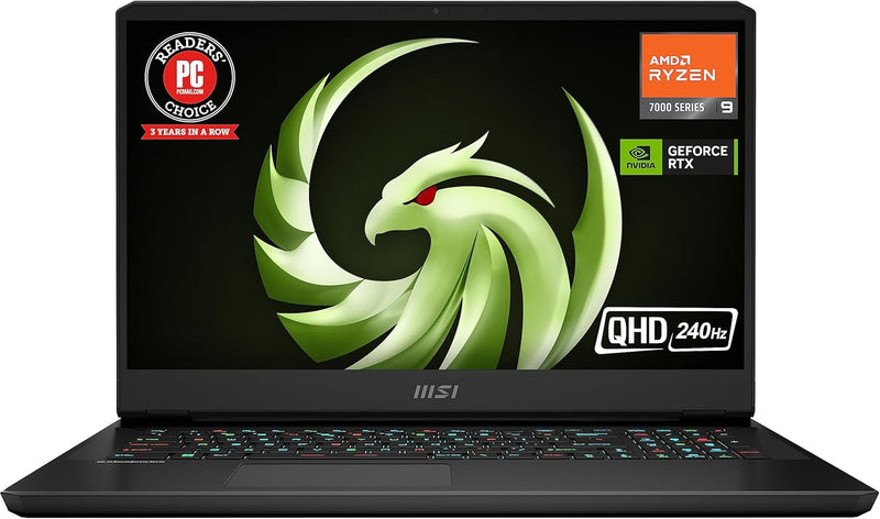 MSI Alpha 17C7007 Ryzen 9 RTX 4070 Gaming Laptop — main product image