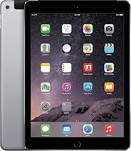 Apple MH2M2LL/A iPad Air 2 64GB Cellular (Renewed)