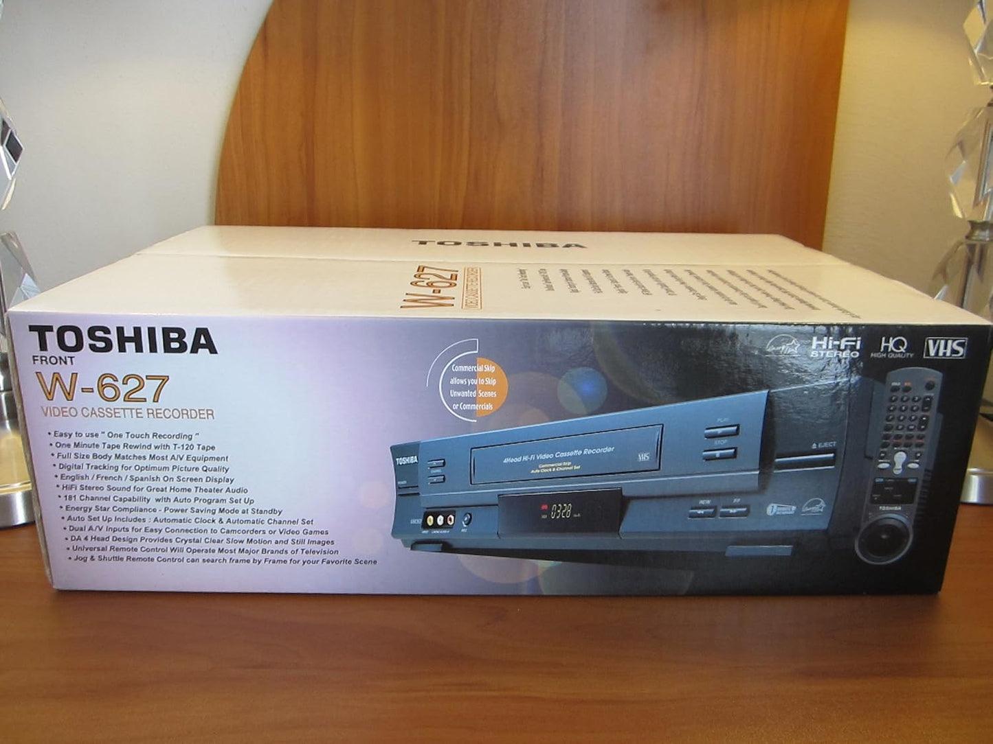Toshiba W627 HiFi Stereo VHS VCR (Refurbished)