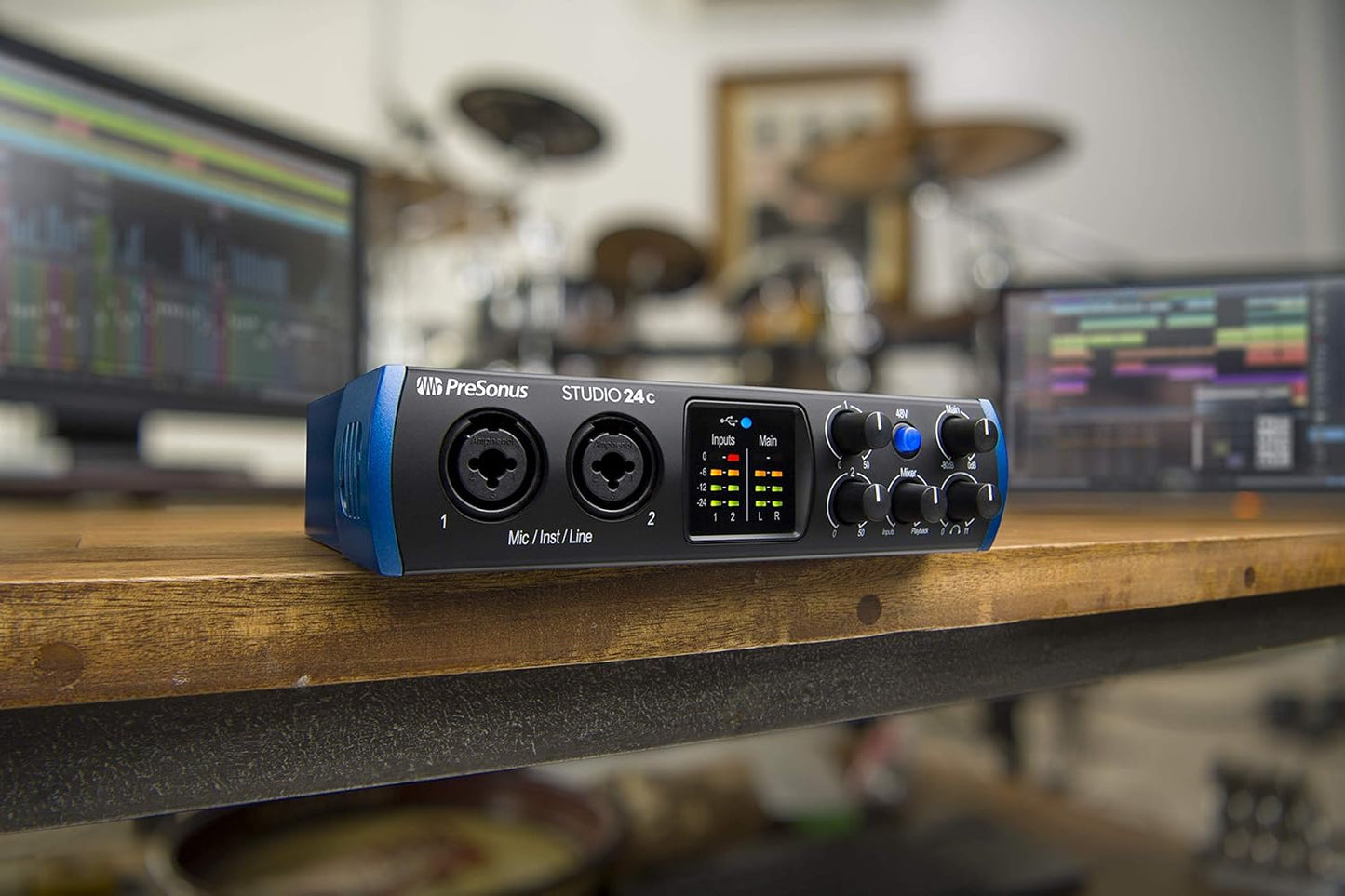 PreSonus Studio 24c-cr USB-C Audio Interface (Renewed)