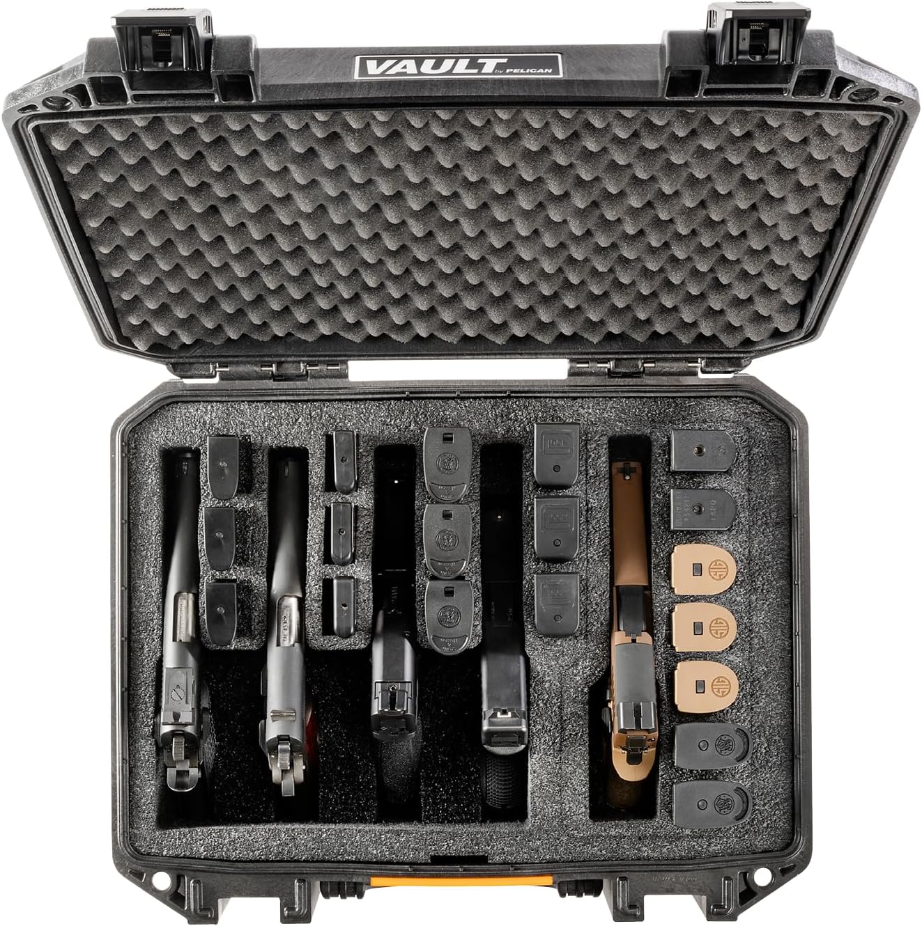 Pelican Vault Pistol Case - Pre-Cut Foam - Custom