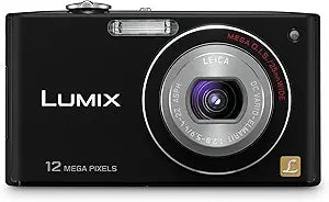 Panasonic FX48 Black Lumix 12MP Digital Camera