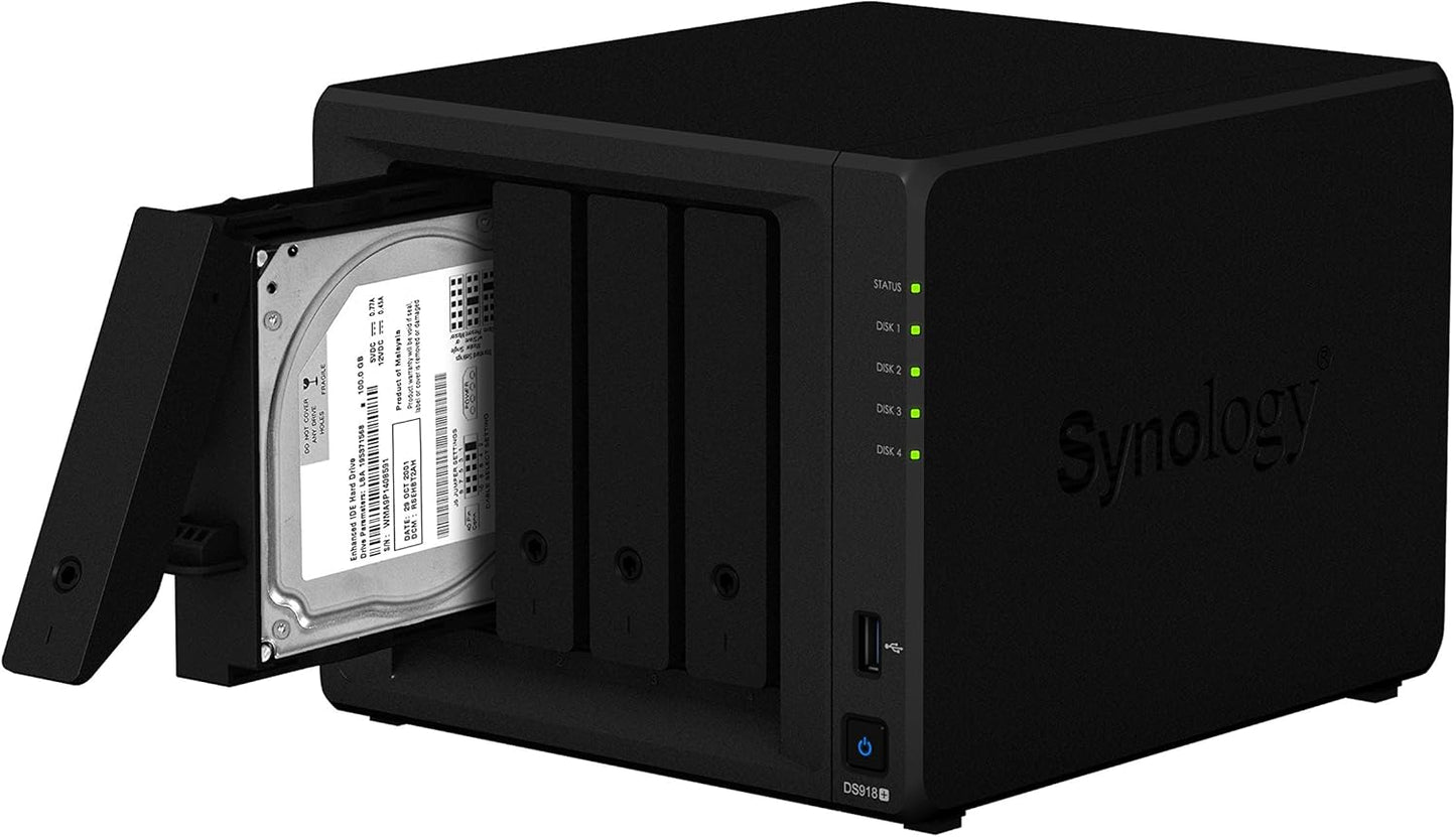 Synology DS918+ 4-Bay Diskless NAS