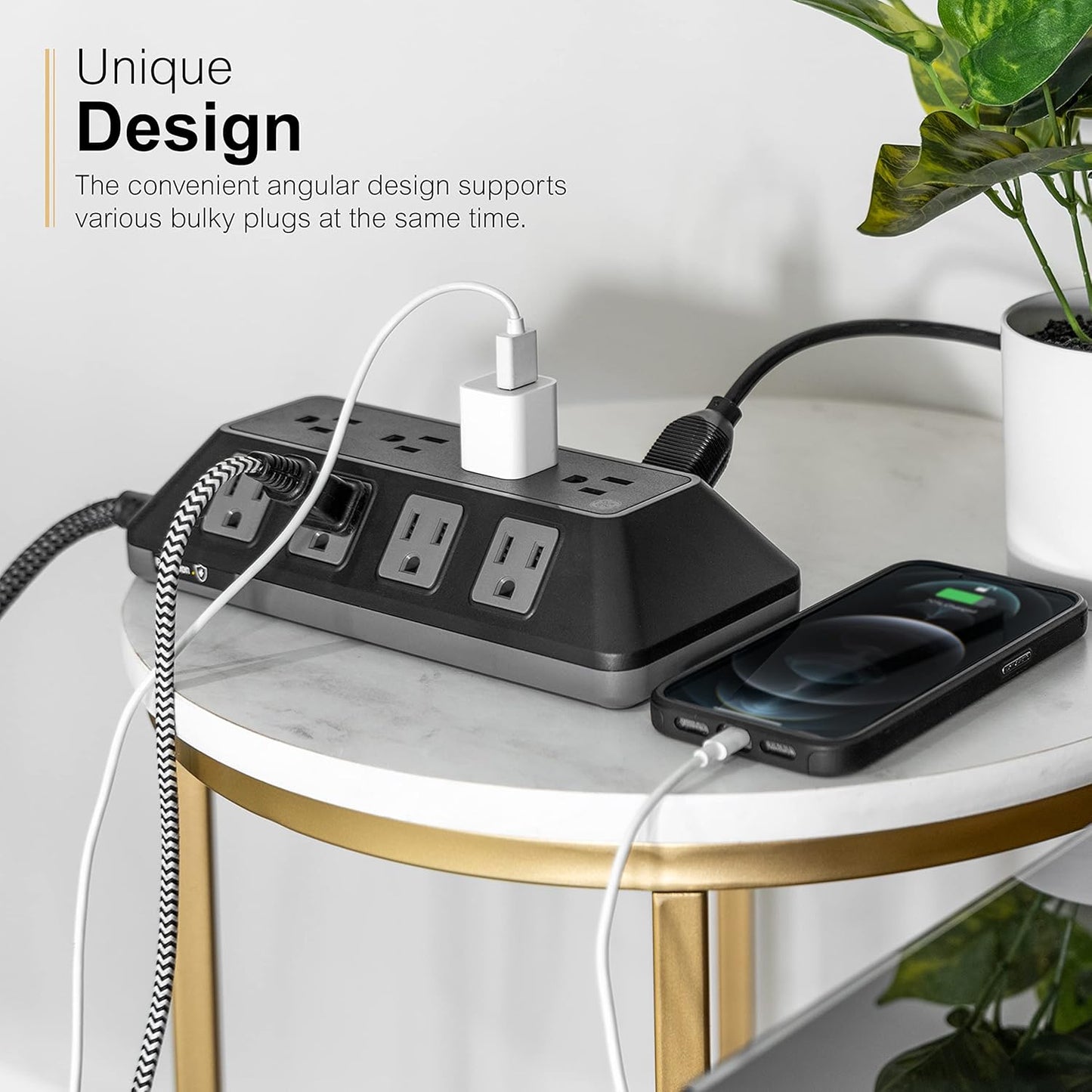 GE 74542-RF1 UltraPro 12-Outlet Surge Protector