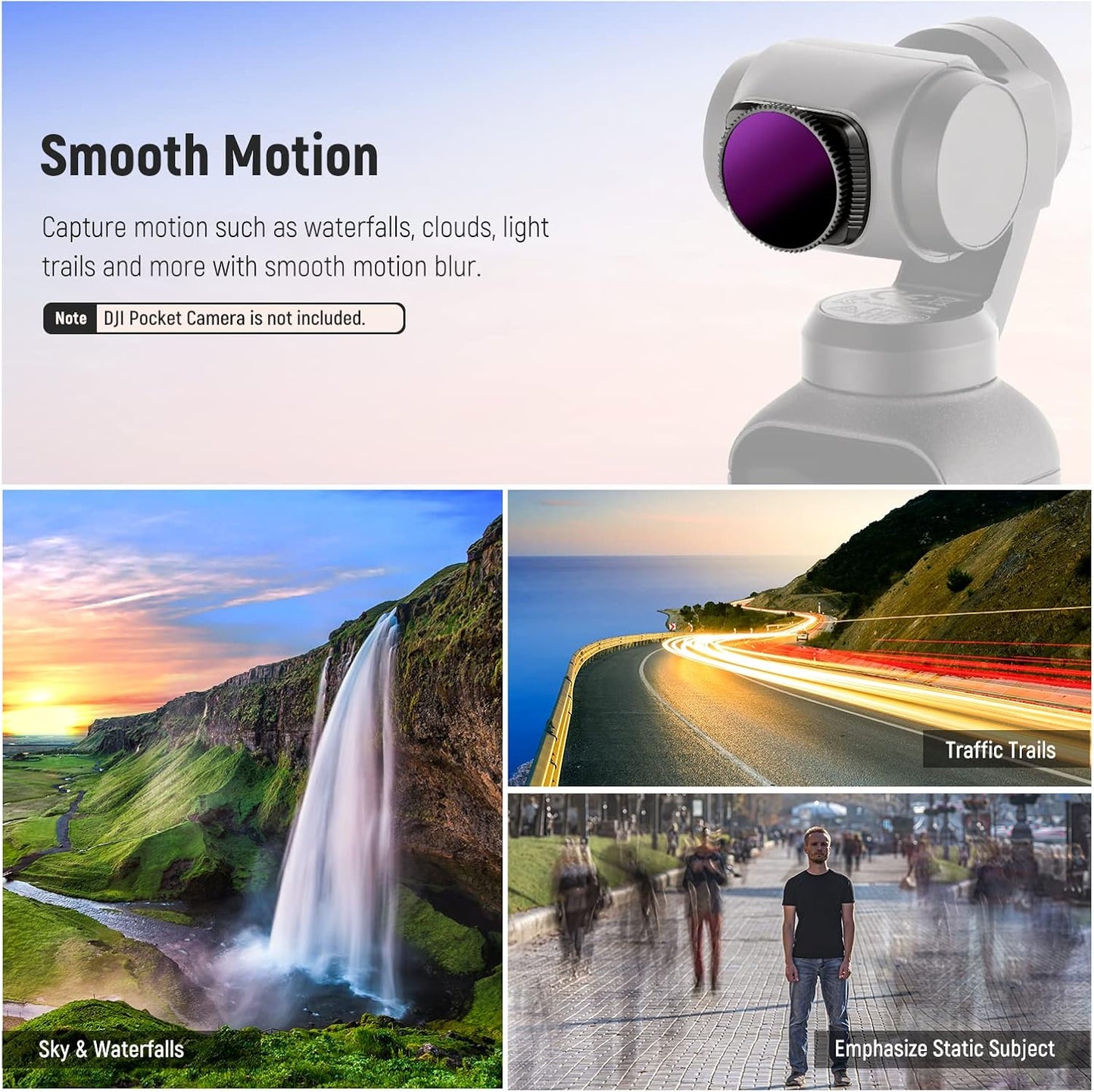 Neewer 10094771 Magnetic ND/PL Filter Kit DJI Osmo Pocket