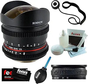 Rokinon 8mm T/3.8 Fisheye Cine Lens Nikon Kit