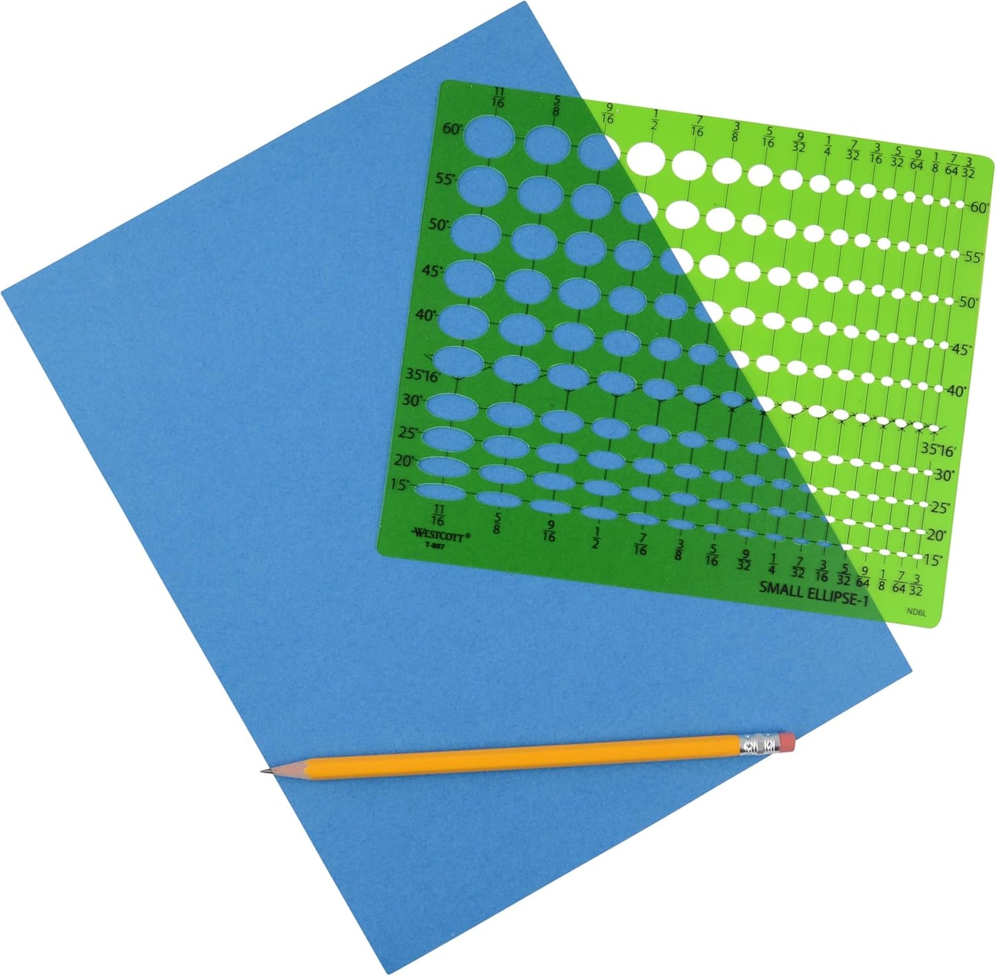 Westcott T-807 Small Ellipse Template #1