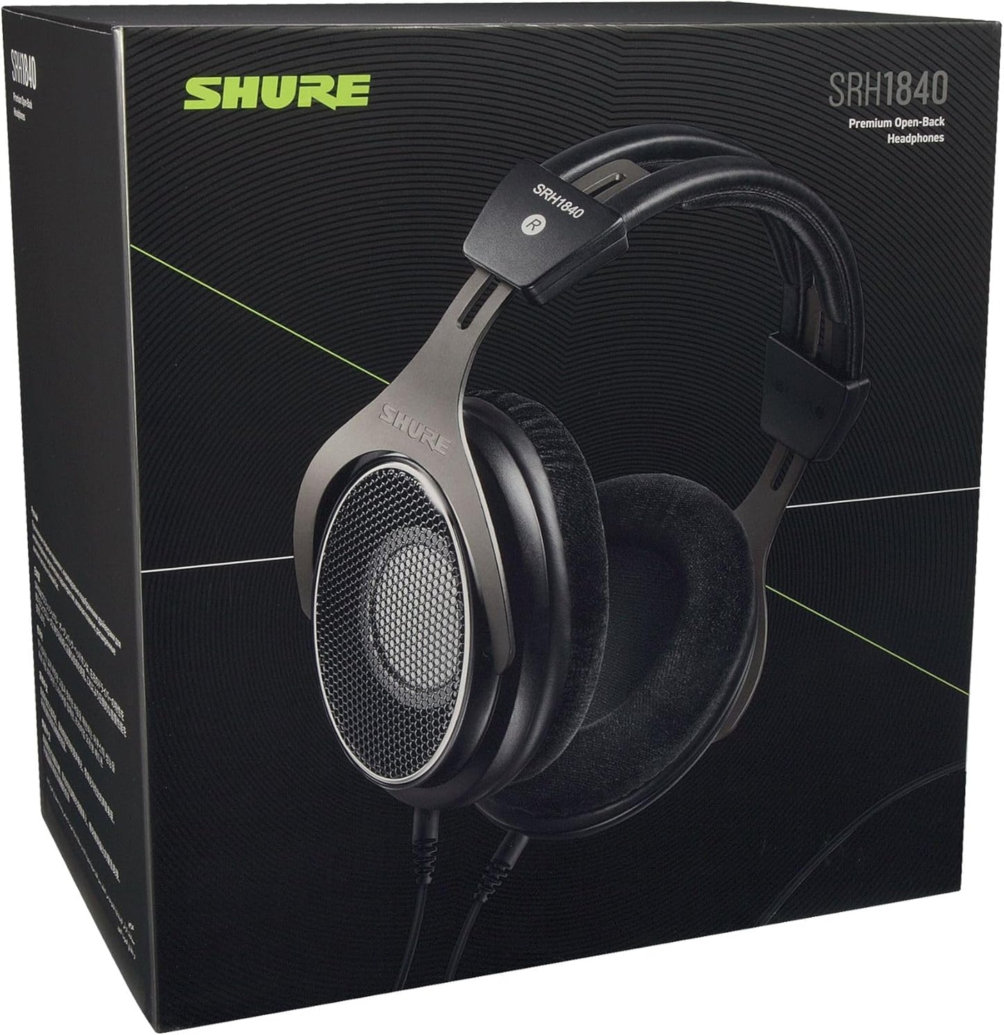 Shure SRH1840-BK Open Back Professional Headphones