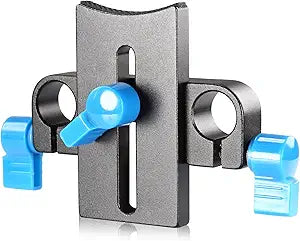 Neewer 10080638: Flexible Lens Rod Support Mount Clamp for 15mm Rail