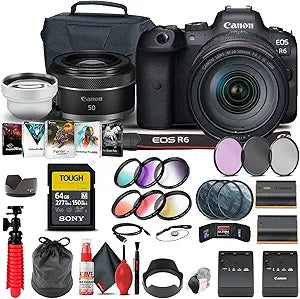 Canon 4082C012 EOS R6 24-105mm Renewed Kit