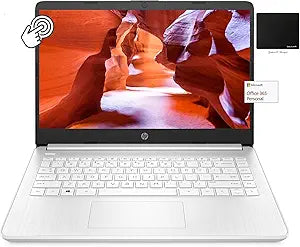 HP 14 inch Laptop AMD 3020e 8GB 320GB SSD White — main product image