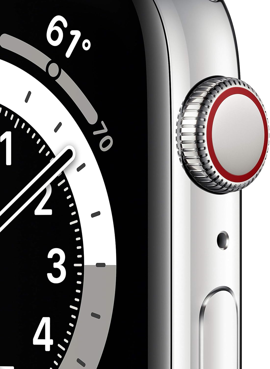 Apple Series 6 44mm Steel Watch GPS Cellular Renewed