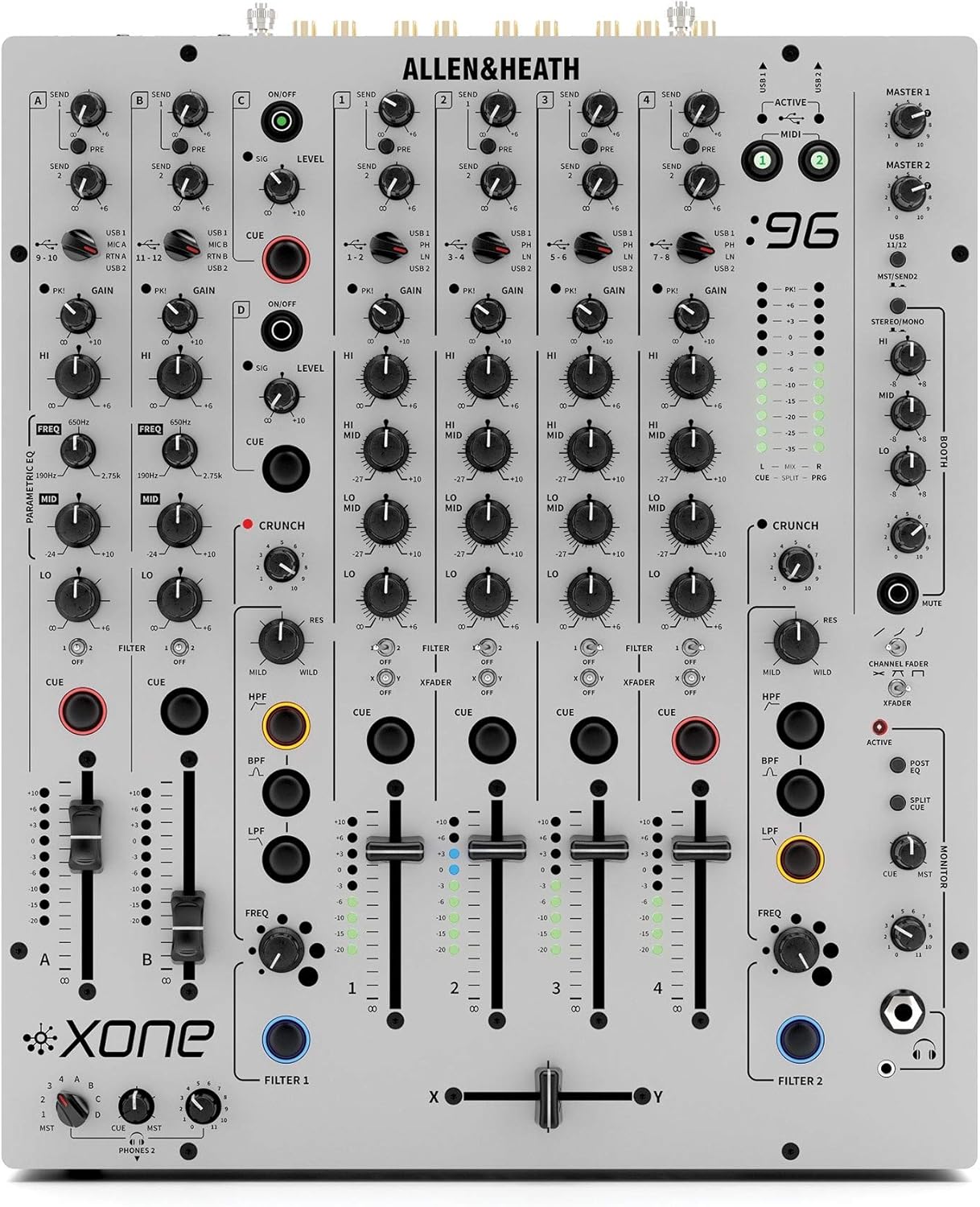 Allen & Heath Xone:96 DJ Mixer & Odyssey Case Bundle