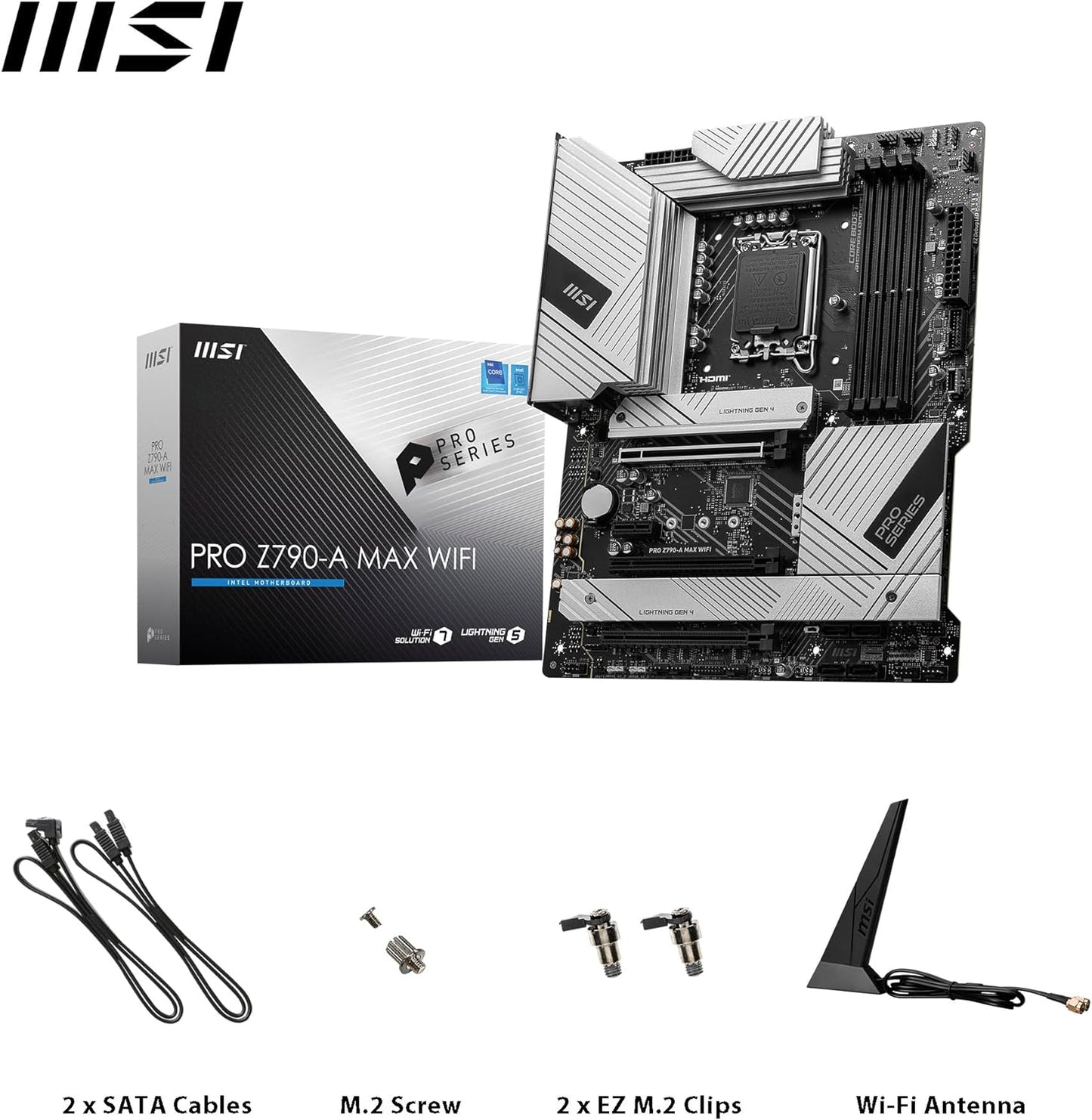 MSI PRO Z790-A MAX WiFi DDR5 ATX Motherboard