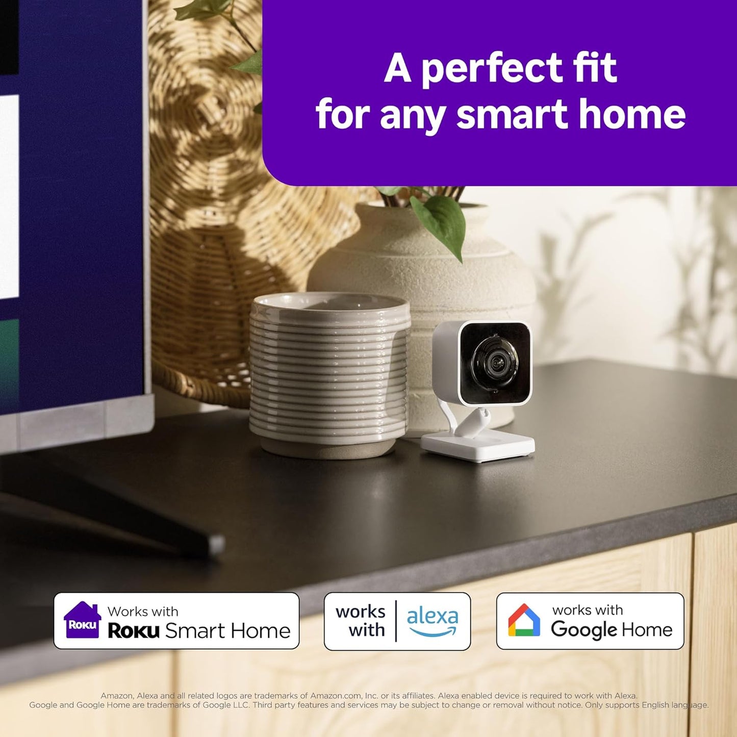 Roku SCS11R2 Indoor Camera 2-Pack Security