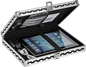 Vaultz VZ03713 Locking Storage Clipboard Polka Dot