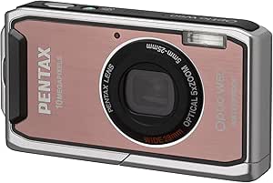 Pentax 17271 Optio W60 Waterproof Digital Camera Pink