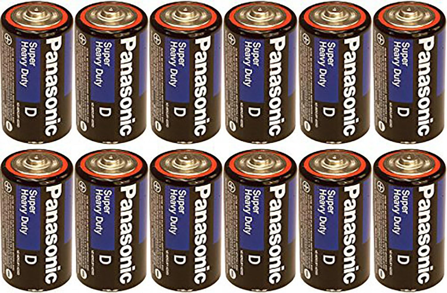 Panasonic 4330210600 Heavy Duty D Batteries 12-Pack