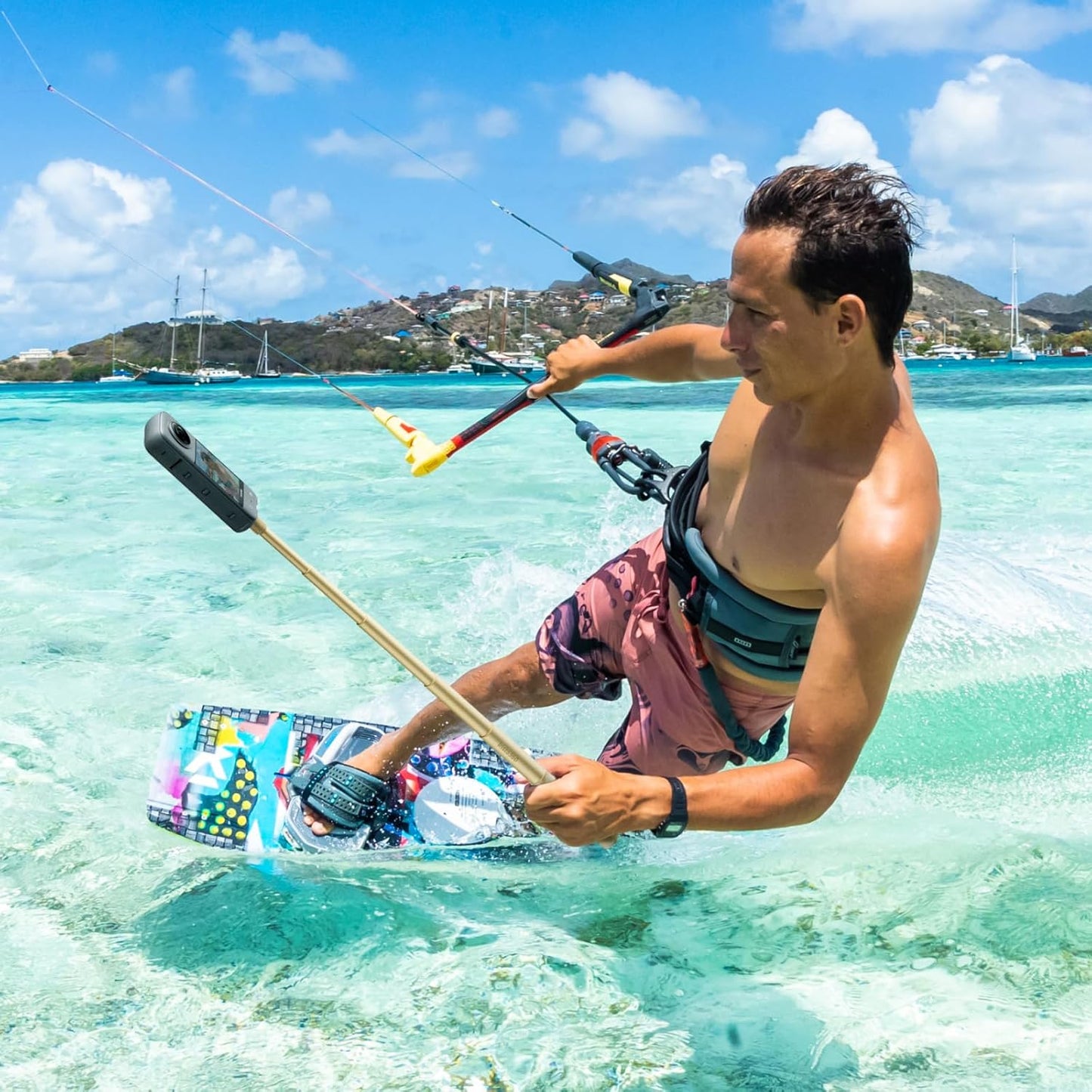 Insta360 CINSAAVF 114cm Invisible Selfie Stick - Gold Edition