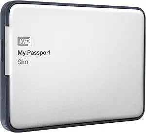 Western Digital WDBGMT0010BAL - My Passport Slim 1TB Portable Hard Drive