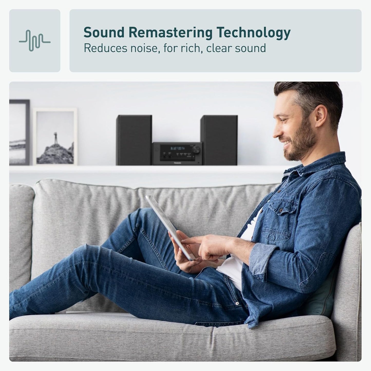 Panasonic SCPM700 80W Bluetooth Compact Stereo System