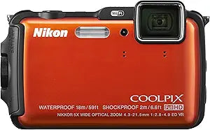 Nikon COOLPIX AW120 Waterproof Wi-Fi Digital Camera — main product image