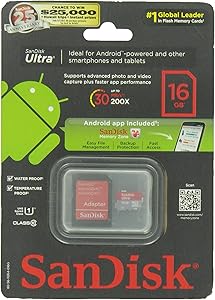 SanDisk SDKQUA016GA11A 16GB Micro SDHC Card — main product image