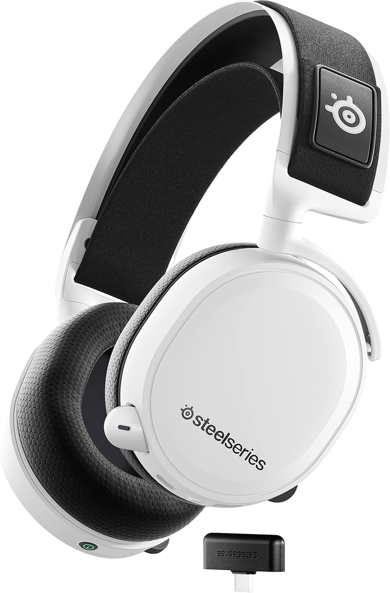 SteelSeries Arctis 7+ Wireless Gaming Headset - White — main product image
