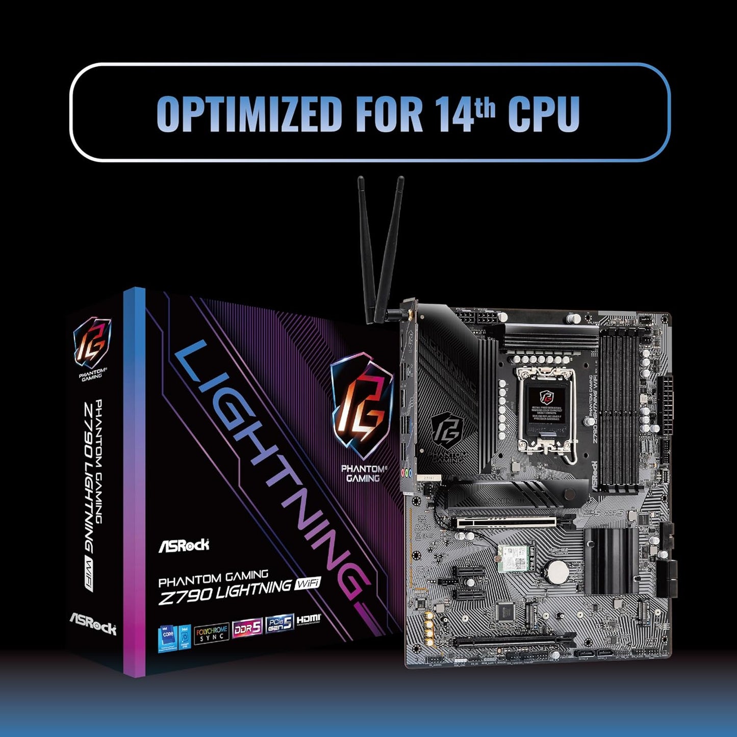 ASRock Z790 Lightning WiFi ATX DDR5 Motherboard