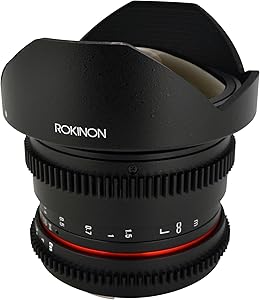 Rokinon RKHD8MV-S HD 8mm Fisheye Lens