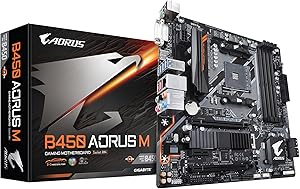 Gigabyte B450 AORUS M AMD Ryzen Micro ATX Motherboard